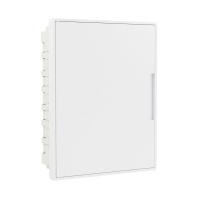 Щиток встраиваемый Фрейм (FRAME) 24мод. с бел. дверцей с 4 шинами PEN (2шт на 8 отверст. и 2шт на 6 отверст.) бел. DKC F24B1WW