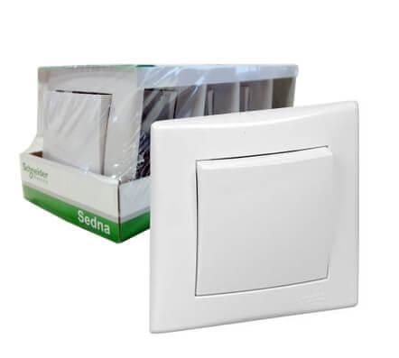 Выключатель одноклавишный Schneider Electric Sedna 10A 250V SDN0100170 Выключатель одноклавишный Schneider Electric Sedna 10A 250V SDN0100170