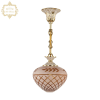 Подвесной светильник Art Classic 34.003P.18.GW.Amber-White.H-1B