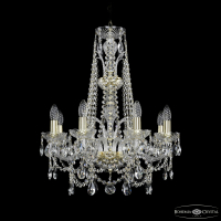 Подвесная люстра Bohemia Ivele Crystal 1411/8/195/XL-65 G