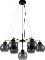 Подвесная люстра Indigo Grappoli 11029/7P Black V000216