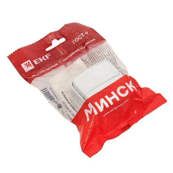 Выключатель 2-кл. ОП Минск 10А IP20 бел. Basic EKF EGV10-023-10 Выключатель 2-кл. ОП Минск 10А IP20 бел. Basic EKF EGV10-023-10