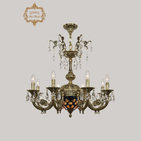 Подвесная люстра Art Classic 31.12.8.KR175SP.250IT.GB.Sp.Amber.Blue.1E