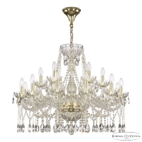 Подвесная люстра Bohemia Ivele Crystal 5413/12+6/300 G Clear/M-1H