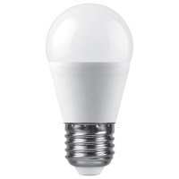 Лампа светодиодная Feron LB-990 шар матовый E27 15W 175-265V 6400K 52078