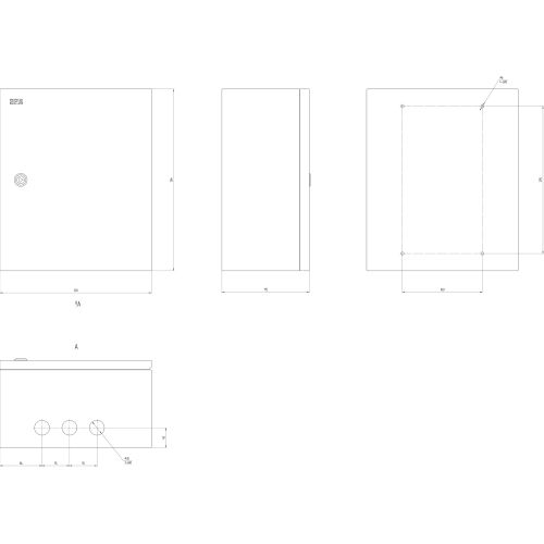 Корпус металлический ЩМП-03 SIMPLE 360х300х175 IP31 NO_SIMPLE_SHMP-03_IP31 ЭРА Б0041654