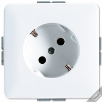 Розетка штепсельная Schuko Jung CD521-45NWW