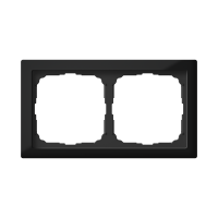 Рамка 2-м ArtGallery Pure органич. стекло черн. SE GAL321002