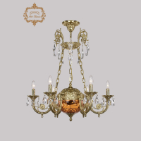 Подвесная люстра Art Classic 31.44.6.KR175SP.250IT.G.Sp.Amber.1B