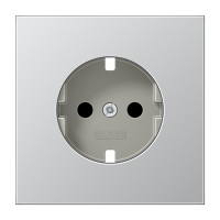 Розетка штепсельная Schuko Jung AL1520KIPL