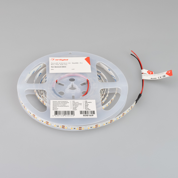 Светодиодная лента Arlight NT-A120-8mm 12V 9.6 W/m 035169