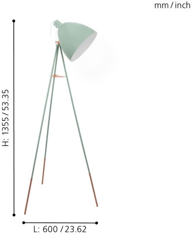 Торшер Eglo Vintage 49342