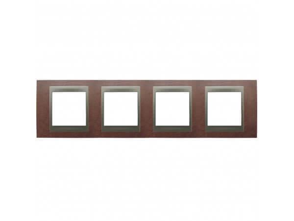 Рамка 4-постовая Schneider Electric Unica Top MGU66.008.2M3 Рамка 4-постовая Schneider Electric Unica Top MGU66.008.2M3