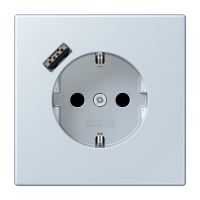 Розетка 2K+З USB Typ A Jung LC1520-18A209
