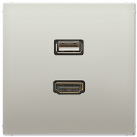 Розетка HDMI/USB Jung MAES1163
