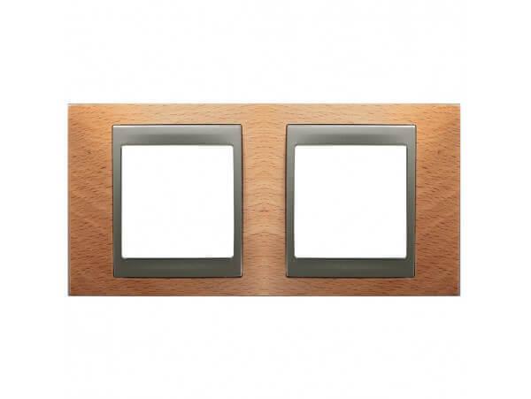 Рамка 2-постовая Schneider Electric Unica Top MGU66.004.298 Рамка 2-постовая Schneider Electric Unica Top MGU66.004.298