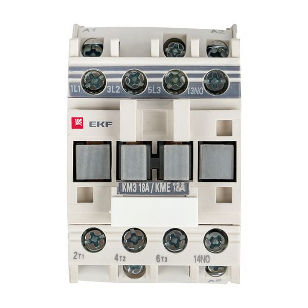 Контактор КМЭ-1 18А кат. 230В AC 1НО EKF ctr-s-18-220