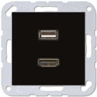 Розетка HDMI/USB Jung MAA1163SW