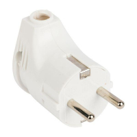 Вилка угловая 16А 250В с заземл. бел. EKF AVY16-10 Вилка угловая 16А 250В с заземл. бел. EKF AVY16-10