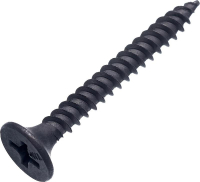 Саморез гипрок-металл 4.2х75(76) потай част. резьба оксид (уп.10шт) европодвес СТРОЙМЕТИЗ 2020221