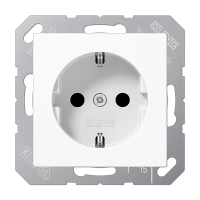 Розетка Schuko Jung ABA1520BFWW