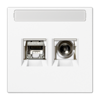 Розетка Smart TV Jung MMDLS4521WWM