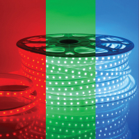 Светодиодная лента Apeyron 220В СТ 10Вт/м smd5050 60д/м IP65 50м RGB 10-64