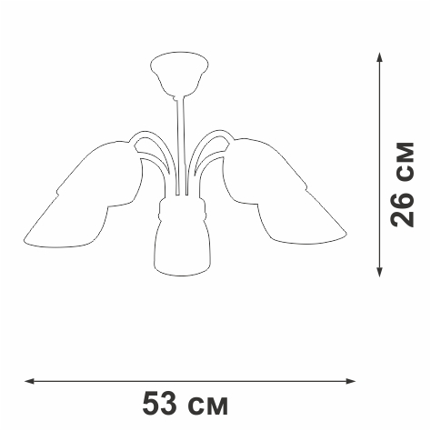 Потолочная люстра Vitaluce V3335-7/5PL