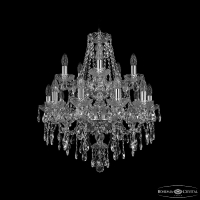 Подвесная люстра Bohemia Ivele Crystal 1415/10+5/200/2d Ni