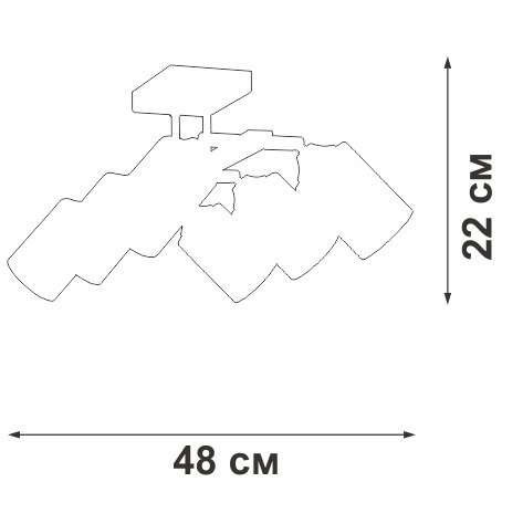 Спот Vitaluce V2833-1/6PL