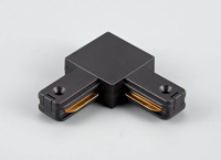 Коннектор L-образный PTR P CL-BL пластик черн. JazzWay 5052116