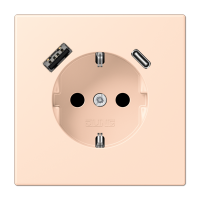 Розетка 2K+З USB Typ AC Jung LC1520-15CA228