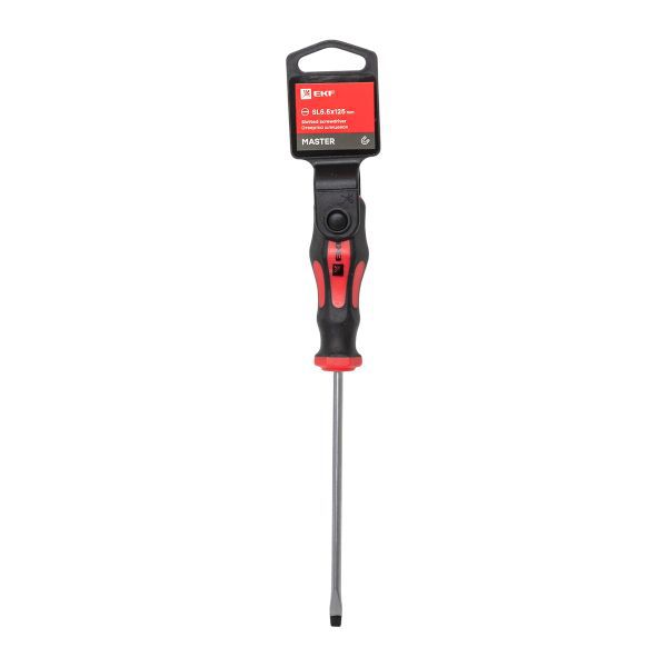 Отвертка SL5.5х125мм Master Basic EKF sl-5.5-125-mas
