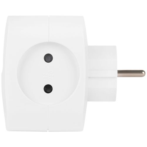 Разветвитель 4-м SP-4-3USBAC-W + 3 USB A+C со шторками 10А бел. Эра Б0069083