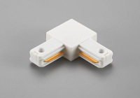 Коннектор L-образный PTR P CL-WH пластик бел. JazzWay 5052093