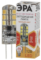 Лампа светодиодная Эра G4 1,5W 2700K LED JC-1,5W-12V-827-G4 Б0033188