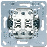 Выключатель сдвоенный Jung 509-20U