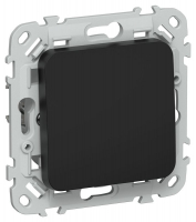 Выключатель 1-кл. СП FLITE ВС11-1-0-ФлЧ 10А механизм черн. IEK FI-V10-0-10-1-K02