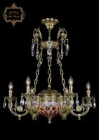 Подвесная люстра Art Classic 31.44.6.KR175SP.250IT.G.Sp.Amber.White.1E