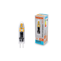 Светодиодная лампа WOLTA 3Вт 6500K G4 матовая WSTD-JC-12V3W6KG4-P