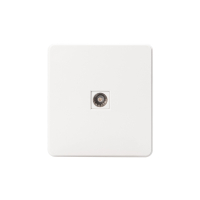 Розетка ROUND TV с/у перламутр KRANZ KR-78-0723-1