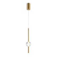 Подвесной светильник Indigo Ciondolo 11066/1P Brass V000170L
