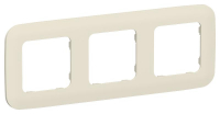 Рамка 3-м СП FLITE РУ-3-А-ФлСл сливочный IEK FI-M32-31-20-K86