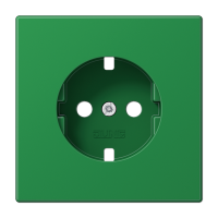 Розетка Schuko Jung LS1520BFPLGN