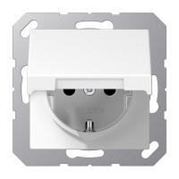Розетка штепсельная Schuko Jung A1520BFKIKLWW
