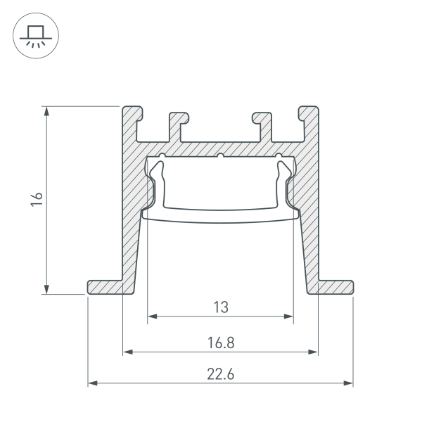 Профиль Arlight Comfort 031768