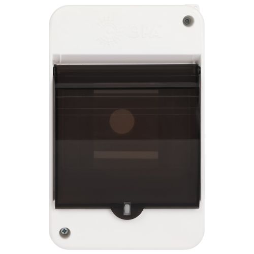 Корпус навесной SIMPLE КМПн 1/4 IP30 пластик.; прозр. крышка; бел. Эра Б0069239