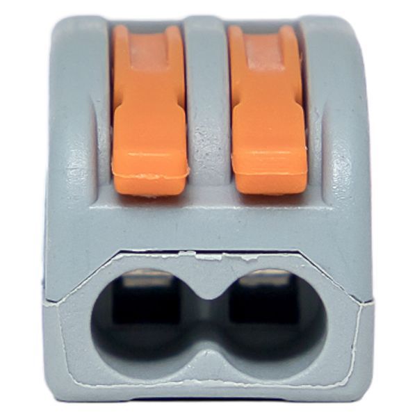 Клемма строительно-монтажная СМК 222-412 с рычагом 2 отверстия (блист.20шт) PROxima EKF plc-smk-412b-20