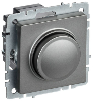 Светорегулятор СП BRITE пов-наж. 600Вт СС10-1-0-БрС механизм сталь IEK BR-D20-0600-K46