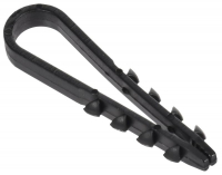 Дюбель-хомут 5х10мм для круглого кабеля нейлон черн. (уп.100шт) GENERICA UDH13-05-10-100-K02-G